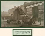 British Troops In Armoured Car during Irish War of Independence