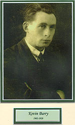 Kevin Barry Portrait Irish Patriot
(Executed nationalist)