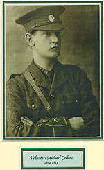 Young Michael Collins Portrait
(In Military Uniform)