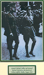 Richard Mulcahy & Michael Collins 1922
(at funeral Arthur Griffith)