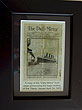Daily Mirror - Sinking of the Titanic
(Framed Miniature Picture)