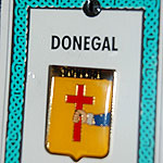Donegal County Irish Pin Lapel Clip Badge
(From the Glens)