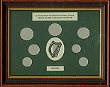Frame for your Irish Decimal Coin Collection
(Customized Frame)