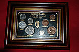 Free State Coins of Ireland 1928 - 1937
(Framed Opaque presentation)