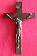 Irish Turf Crucifix 8.5" inches
(5000 year old Turf)