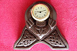 Claddagh Celtic Miniature Clock
(Handcarved Irish Turf Peat)