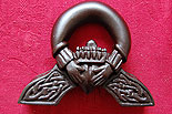 Claddagh Ring On Stand
(Irish Turf Handcrafted)