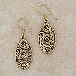 Intricate Celtic pattern Bronze
(Earrings)