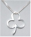 Sterling Silver Irish Shamrock Pendant
(The luck of the Irish !)
