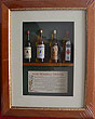Irish Whiskey Miniature Beer Bottle Collection
(Framed, Jameson etc)