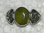 Connemara Marble & Sterling
(Silver Celtic Ring)