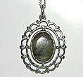 Connemara Marble Sterling Silver
(Celtic Pendant)