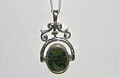 FOB Mother of Pearl Pendant
(Irish Connemara Marble)