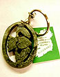 Claddagh Design Keyring
(Irish Connemara Marble)