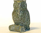 Connemara Marble  Carved Owl
(Irish Connemara Marble)
