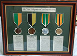 Easter Rising & Irish War Independence Medals
(Framed Replica Sets)