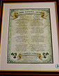 Irish National Anthem Celtic Style FRAMED
(Please enquire as to availability)