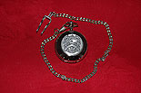 Hughes Coat of Arms Crest Pocket Watch
(by Mullingar Pewter)