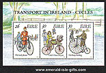 Ireland 1991 Early Irish Bicycles Miniature Sheet Mnh