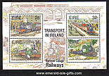 Ireland 1995 Narrow Gauge Railways Miniature Sheet Mnh