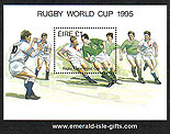 Ireland 1995 Rugby World Cup Miniature Sheet Mnh