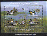 Ireland 1996 Freshwater Ducks Miniature Sheet Mnh
