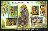 Ireland 1998 Endangered Animals Miniature Sheet Mnh