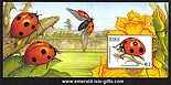 Ireland 2003 Famous Ladybird Beetle Miniature Sheet Mnh