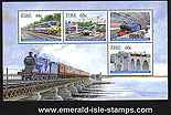 Ireland 2005 Dublin-belfast Railway Miniature Sheet Mnh