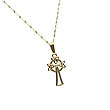 14K Small Cross Pendant on 18" inch Chain
(Celtic Cross Irish Handcrafts)