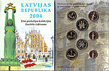 Latvia Latvijas Euro Pattern Set
(Year of Issue - 2004)
