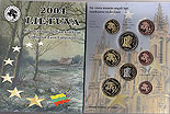 Lithuania Lietuva Euro Pattern Set
(Year of Issue - 2004)
