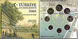Turkey Turkiye Euro Pattern Set
(Year of Issue - 2004)