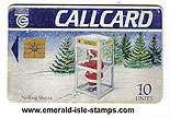 Irish Phonecard - Christmas - Santa in phone box