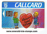Irish Phonecard - Valentines Day