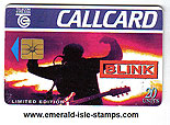 Irish Phone Card - Blink Rock Band