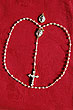 White Communion Rosary Beads
(and Medal Set)