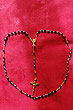 Rosary Beads Set Black Crystal Beads
(Gold Style Crucifix)