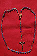 Rosary Beads Set Royal Blue Gold Crucifix
(Crystal Beads)