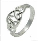 Ladies Silver Celtic Knot Ring
(Sterling Silver)