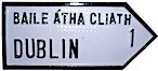 Dublin Antique Style 1 Mile
(Old Irish Road Sign)