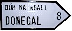 Donegal Antique Style.....
(Irish handpainted Road Sign)
