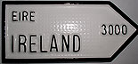 Ireland 3000 Miles Antique Style
(Old Irish Road Sign)