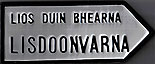 Lisdoonvarna Antique Style
(Old Irish Road Sign)