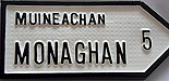 Monaghan Antique Style
(Old Irish Road Sign)