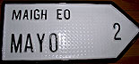 Mayo Antique Style
(Old Irish Road Sign)