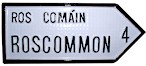 Roscommon Antique Style
(Irish handpainted Road Sign)