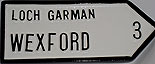 Wexford Antique Style
(Irish handpainted Road Sign)