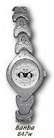 Banba Ladies Irish Claddagh Silver Bracelet Watch
(Quartz Movement)