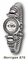 Morrigan Claddagh Torc Bangle Silver Watch
(Ladies)